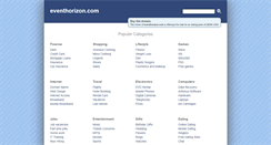 Desktop Screenshot of eventhorizon.com