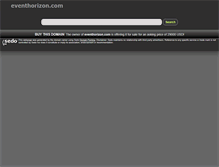 Tablet Screenshot of eventhorizon.com